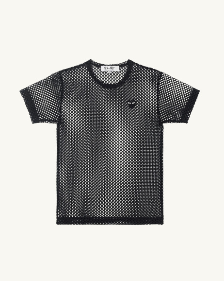 CDG Play - T-shirt Mesh - Noir - Unisexe - allanjoseph