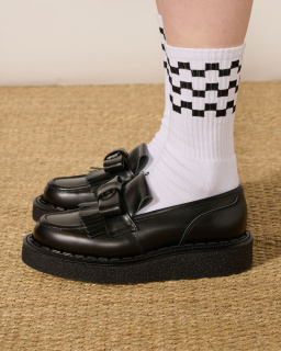 CDG GIRL - Creeper Leather Loafer - Black - allanjoseph