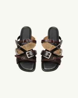 Acne Studios - Strappy sandals - Brown - allanjoseph