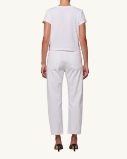 Agolde - Jean 90’s Crop - Blanc - allanjoseph