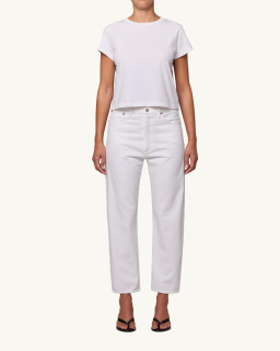Agolde - Jean 90’s Crop - Blanc - allanjoseph