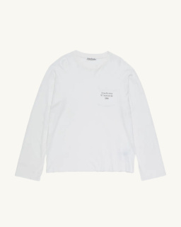 Acne Studios - Long-sleeve T-shirt - White - Unisex - allanjoseph