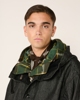 Destin - Foulard carré Judy - Marron - allanjoseph