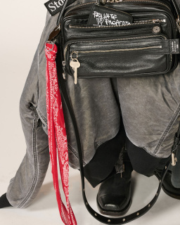Destin - Bandana keyring - Red - allanjoseph