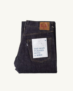 Omoto Denim - 0611 Slub Nep Jeans - Dark Navy - allanjoseph
