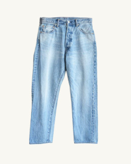 Ordinary Fits - Jean Loose Ankle Bleach Bleu clair - allanjoseph