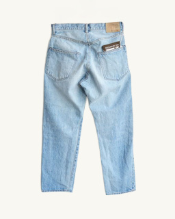 Ordinary Fits - Jean Loose Ankle Bleach Bleu clair - allanjoseph