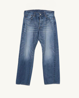 Ordinary fits - Blue worn effect jeans - allanjoseph