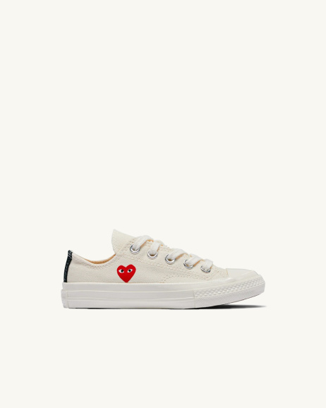 Converse Chuck Taylor x CDG - Converse X CDG basses blanches - allanjoseph