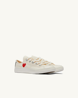 Converse Chuck Taylor x CDG - Converse X CDG basses blanches - allanjoseph