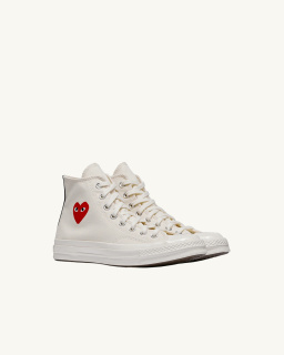 Converse Chuck Taylor x CDG - Converse X CDG hautes blanches - allanjoseph