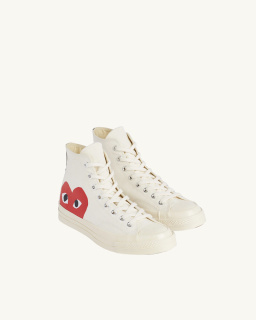 Converse x CDG - Converse Chuck Taylor x CDG high white - allanjoseph