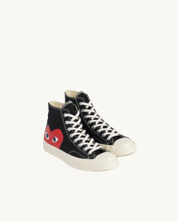 Converse x CDG - Converse Chuck Taylor x CDG high black -allanjoseph