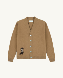 Leret Leret - Cardigan N°93 en cachemire - Camel - allanjoseph
