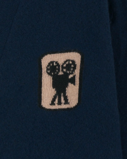 Leret Leret - Cardigan N°103 en cachemire - Navy - allanjoseph