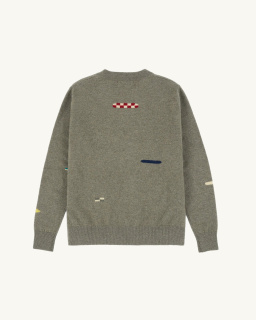 Leret Leret - Pull N°104 en cachemire - Gris - allanjoseph