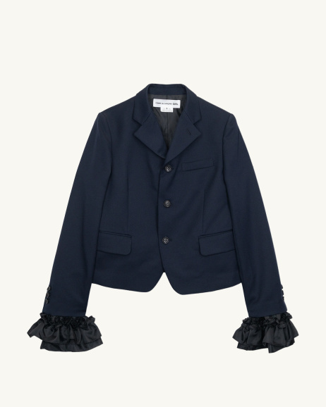 Comme des Garçons Girl - Veste à volants - Bleu/Noir - allanjoseph