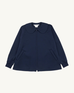 Comme des Garçons Girl - Zip Cardigan - Navy - allanjoseph