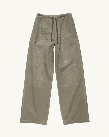 Acne Studios - Cotton Pants - Khaki - allanjoseph