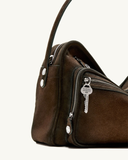 Acne Studios - Sac Camero Camera - Grand Format - Marron - allanjoseph
