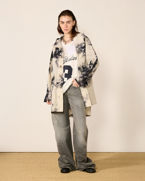 Suzusan - Cotton coat - Black/ Grey - allanjoseph