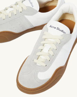Acne Studios - Sneakers Bars W white/brown - allanjoseph