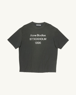 Acne Studios - Used Logo black T-Shirt - allanjoseph