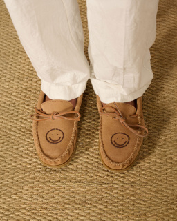 Chamula - Mocassins Smiley - Daim - Homme - allanjoseph