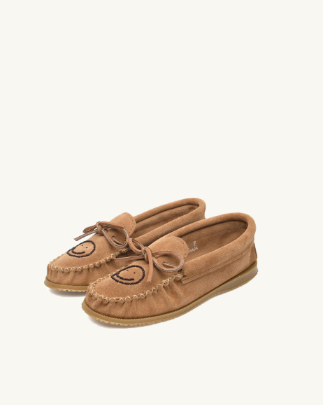 Chamula - Mocassins Smiley - Daim - Homme - allanjoseph