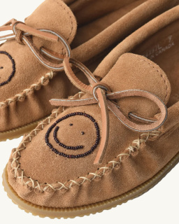 Chamula - Mocassins Smiley - Daim - Homme - allanjoseph
