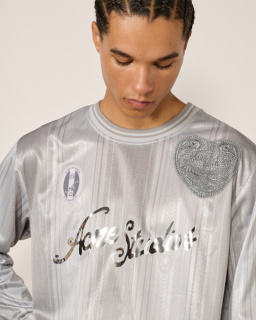 Acne Studios - Jersey à logo - Gris - allanjoseph