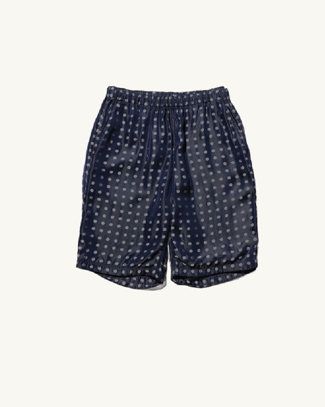 Beams Plus - Polka dot Shorts - Navy - allanjoseph