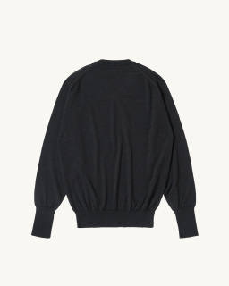 Batoner - Pull en laine - Navy - allanjoseph