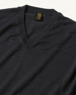 Batoner - Pull en laine - Navy - allanjoseph