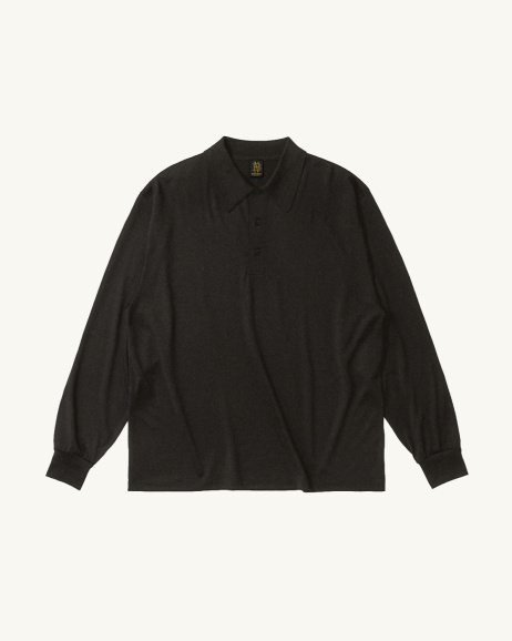 Batoner - Polo en laine - Marron - allanjoseph