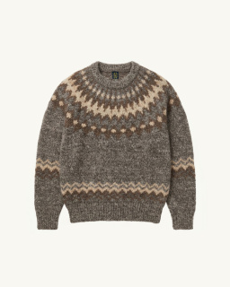 Batoner - Nordic Sweater - Brown - allanjoseph