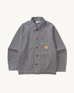 Services Works - Veste Gingham House - Noir - allanjoseph
