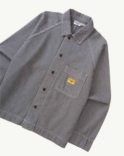 Services Works - Veste Gingham House - Noir - allanjoseph