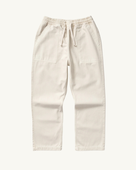Service Works - Pigment Chef Pants - Ecru - allanjoseph