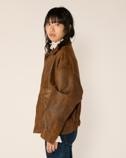 Giorgio Brato - Blouson en cuir - Marron - allanjoseph