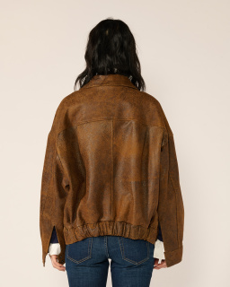 Giorgio Brato - Blouson en cuir - Marron - allanjoseph