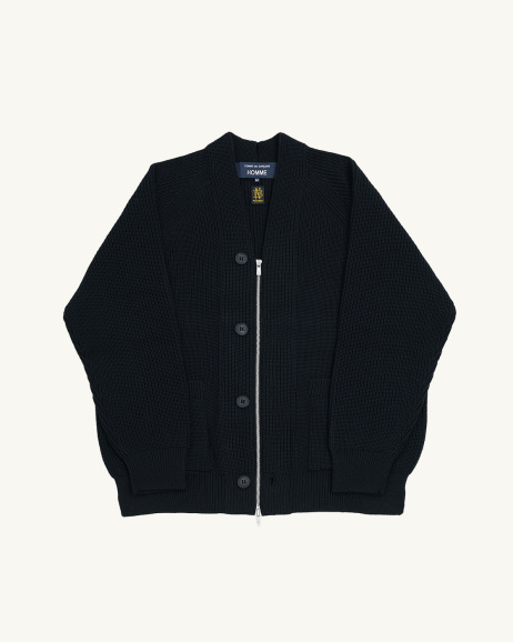 Comme des Garçons Homme - Cardigan en maille - Noir - allanjoseph