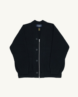 Comme des Garçons Homme - Cardigan en maille - Noir - allanjoseph