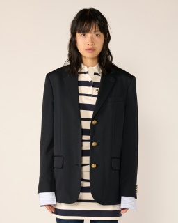 Acne Studios - Layered Blazer - Navy - allanjoseph