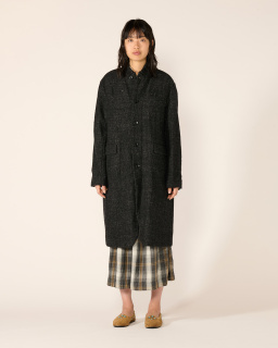 Pas de Calais - Manteau Chesterfield - Gris chiné - allanjoseph