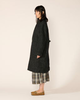 Pas de Calais - Chesterfield coat - Charcoal Grey - allanjoseph