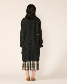 Pas de Calais - Chesterfield coat - Charcoal Grey - allanjoseph