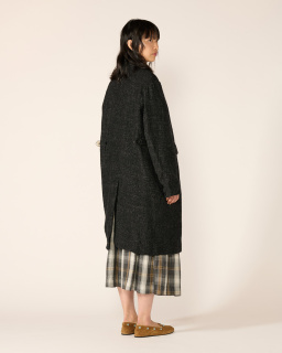 Pas de Calais - Manteau Chesterfield - Gris chiné - allanjoseph