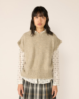 Bsbee - Gilet Yuba - Beige - allanjoseph