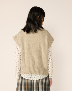 Bsbee - Gilet Yuba - Beige - allanjoseph
